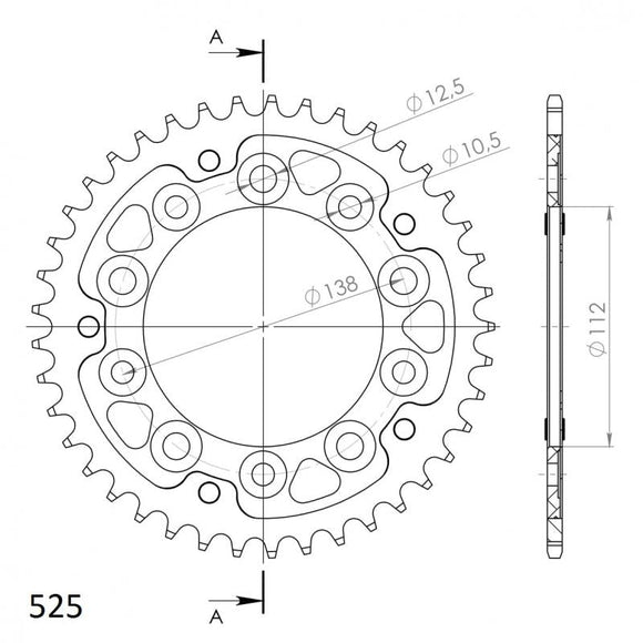 Supersprox Stealth Rear Sprocket RST-1304:41