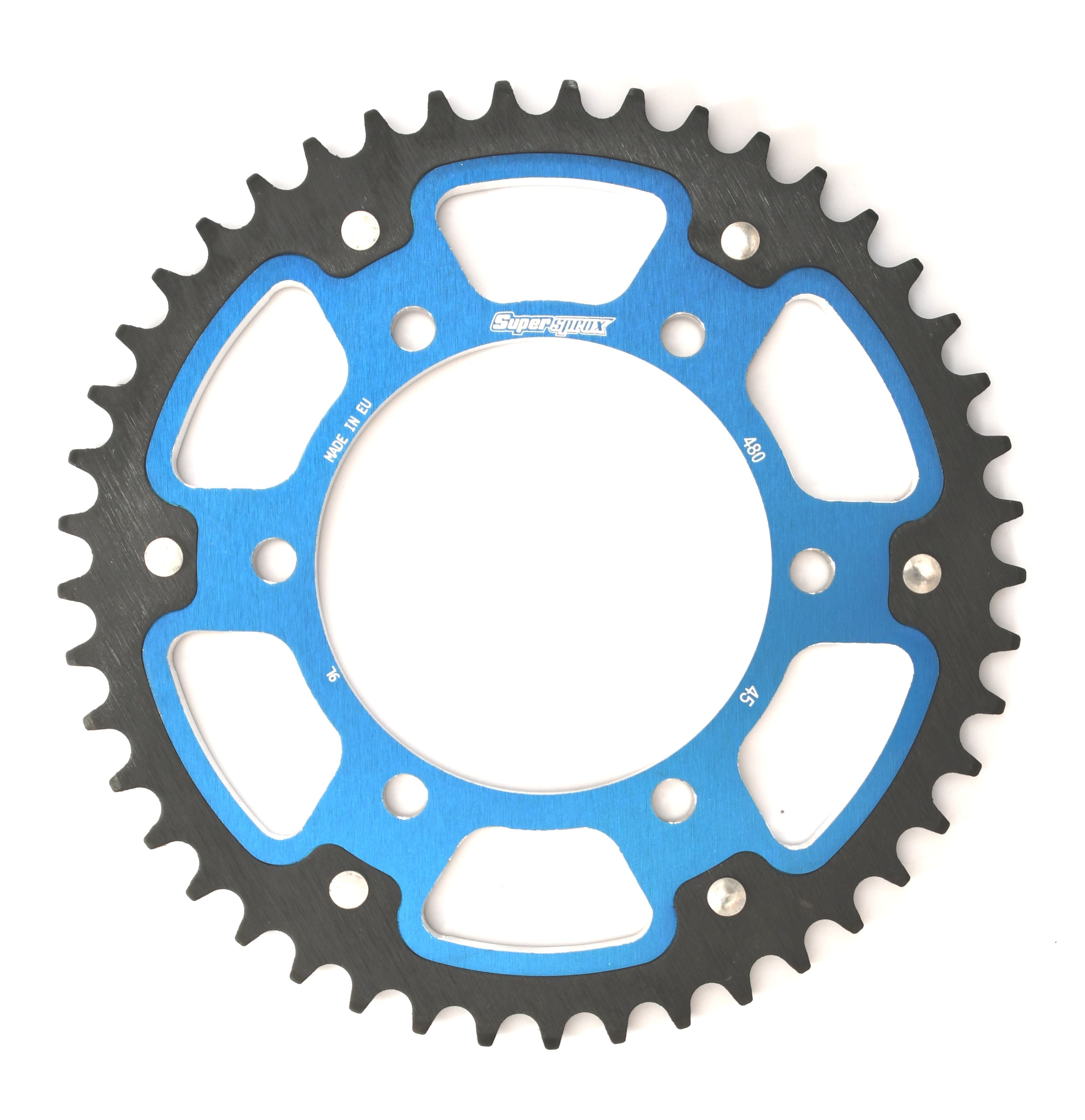 Buy blue Supersprox Stealth Rear Sprocket RST-480:46
