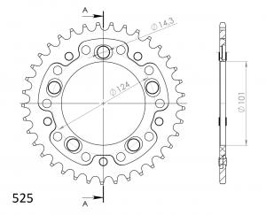 Supersprox Stealth Rear Sprocket RST-991:38