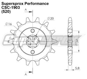 Supersprox Performance Line - Chain and Sprocket Kit - KTM 125 Duke 2011-2013