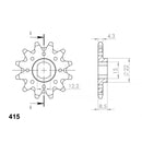 Supersprox Steel Front Sprocket CST-1899:11-2