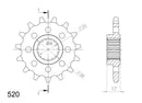 Supersprox Steel Front Sprocket CST-5054_520:16-2