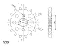 Supersprox Steel Front Sprocket CST-513:17-2
