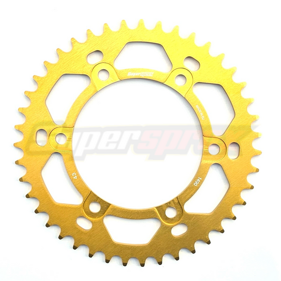 Supersprox Aluminium Rear Sprocket RAL-1490:41 - 41 Tooth - 520 Pitch (520, 120mm Centre, 140mm PCD - Dymag Wheels)