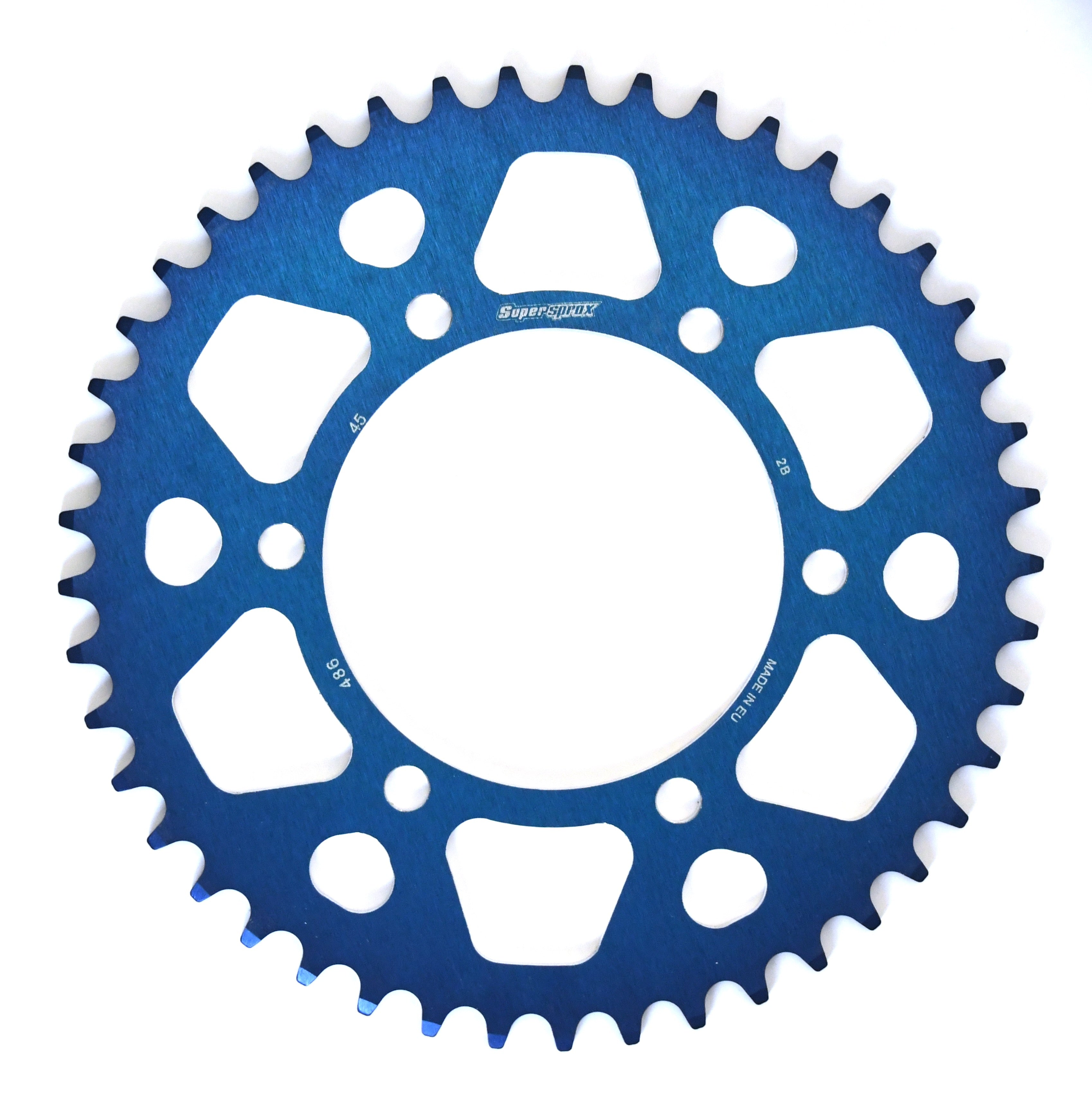 Buy blue Supersprox Aluminium Rear Sprocket RAL-486:48 - 48 Tooth - 520 Conversion