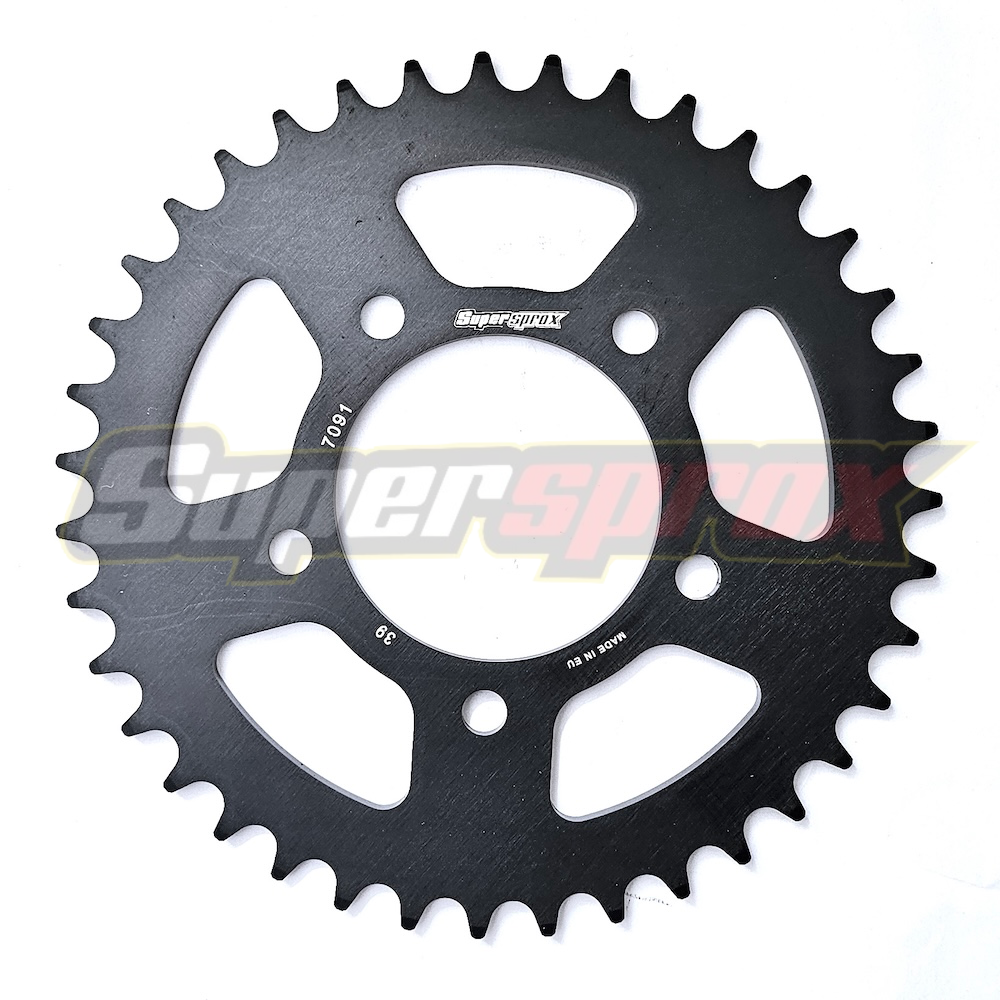 Supersprox Aluminium 520 Pitch Rear Sprocket RAL-7091:39 - (520, 76mm Centre, 100mm PCD)