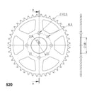 Supersprox Performance Line - Chain and Sprocket Kit - Honda XL125V Varadero 2000-2016-6