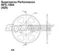 Supersprox Performance Line - Chain and Sprocket Kit - Yamaha YZF-R 125 2019> XSR 125 2021> MT-125 2020>-6