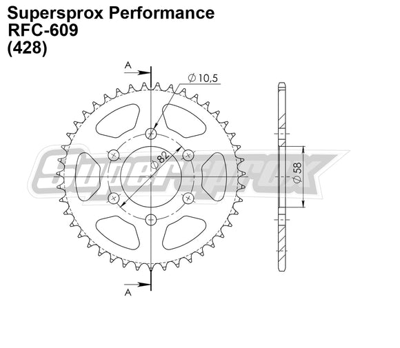 Supersprox Performance Line - Chain and Sprocket Kit - Benelli BN 125 2021>