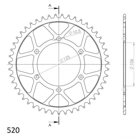 Supersprox Stealth Rear Sprocket 2013 - Choose your Gearing