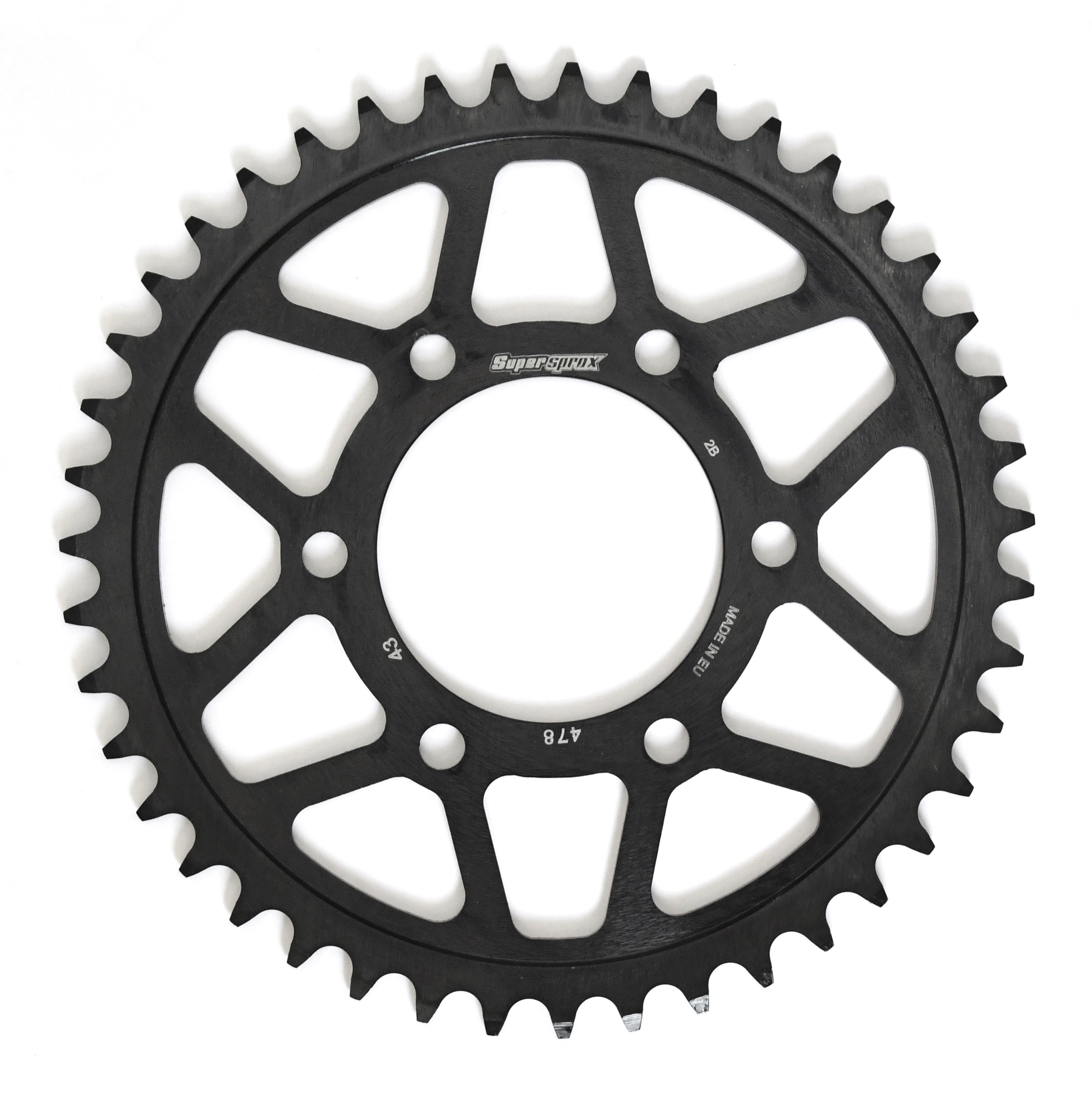 Supersprox Racing Steel Rear Sprocket RFE-478:43-BLK