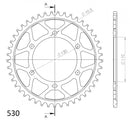 Supersprox Racing Steel Rear Sprocket RFE-479:45-BLK-2