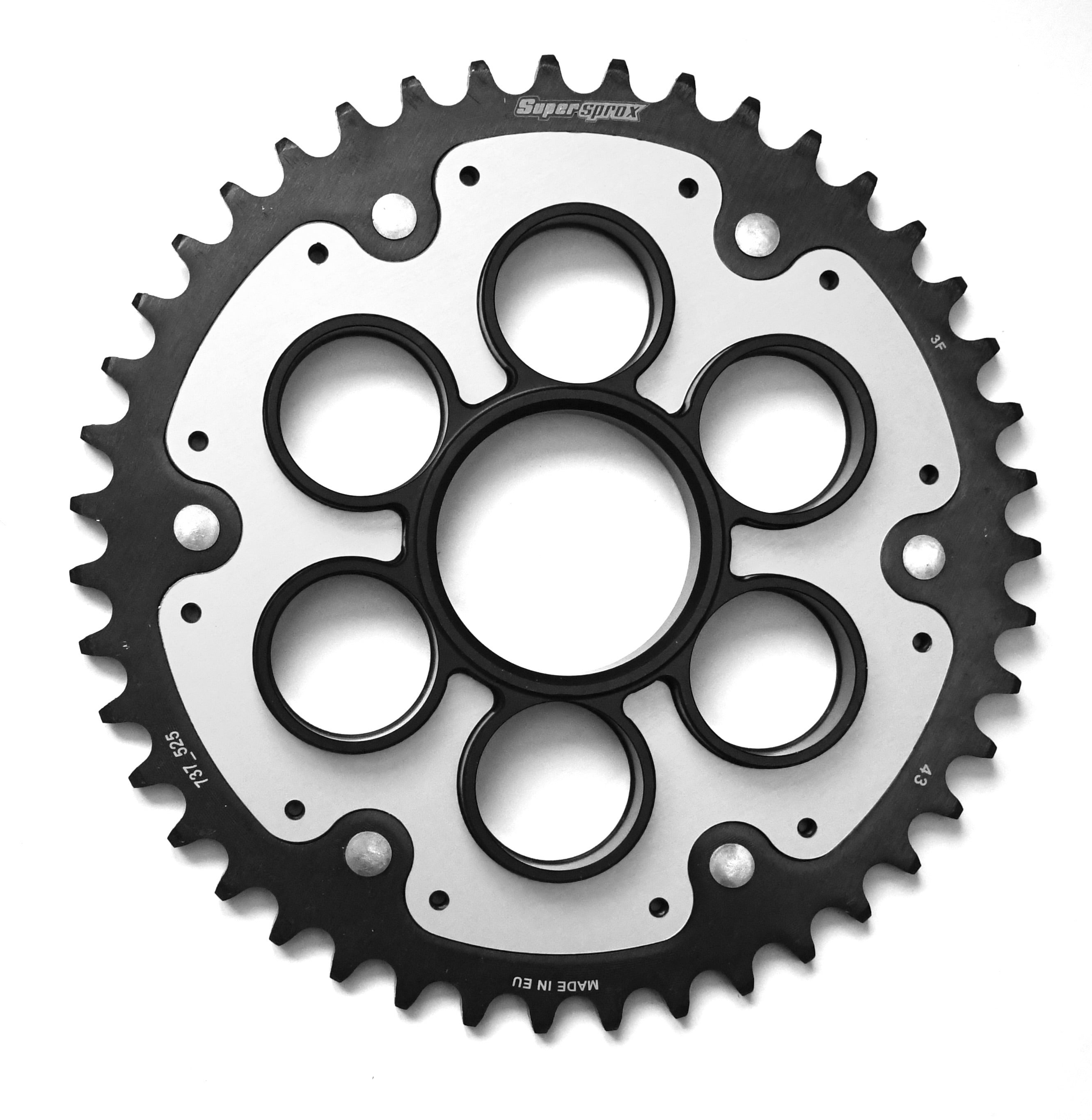 Buy silver Supersprox Stealth Edge Rear Sprocket RSA-737_525:43