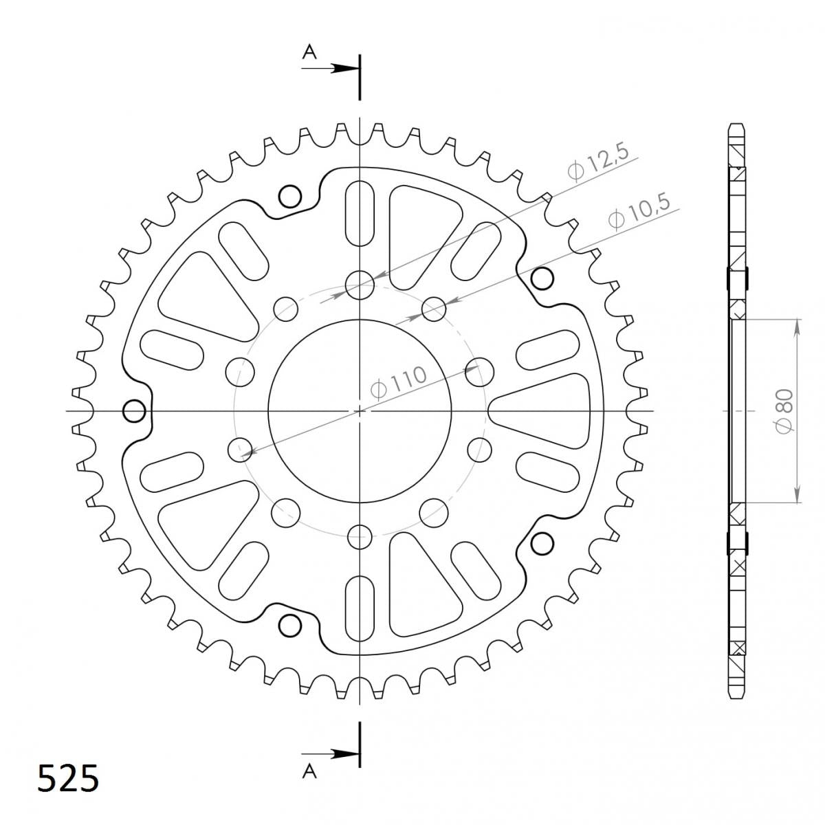Supersprox Stealth Rear Sprocket RST-1332:42