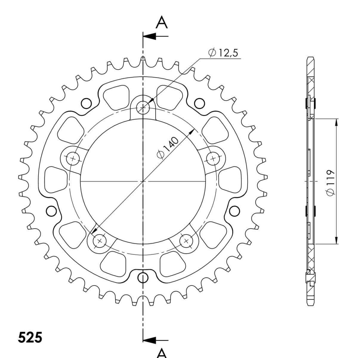 Supersprox Stealth Rear Sprocket RST-1790:47