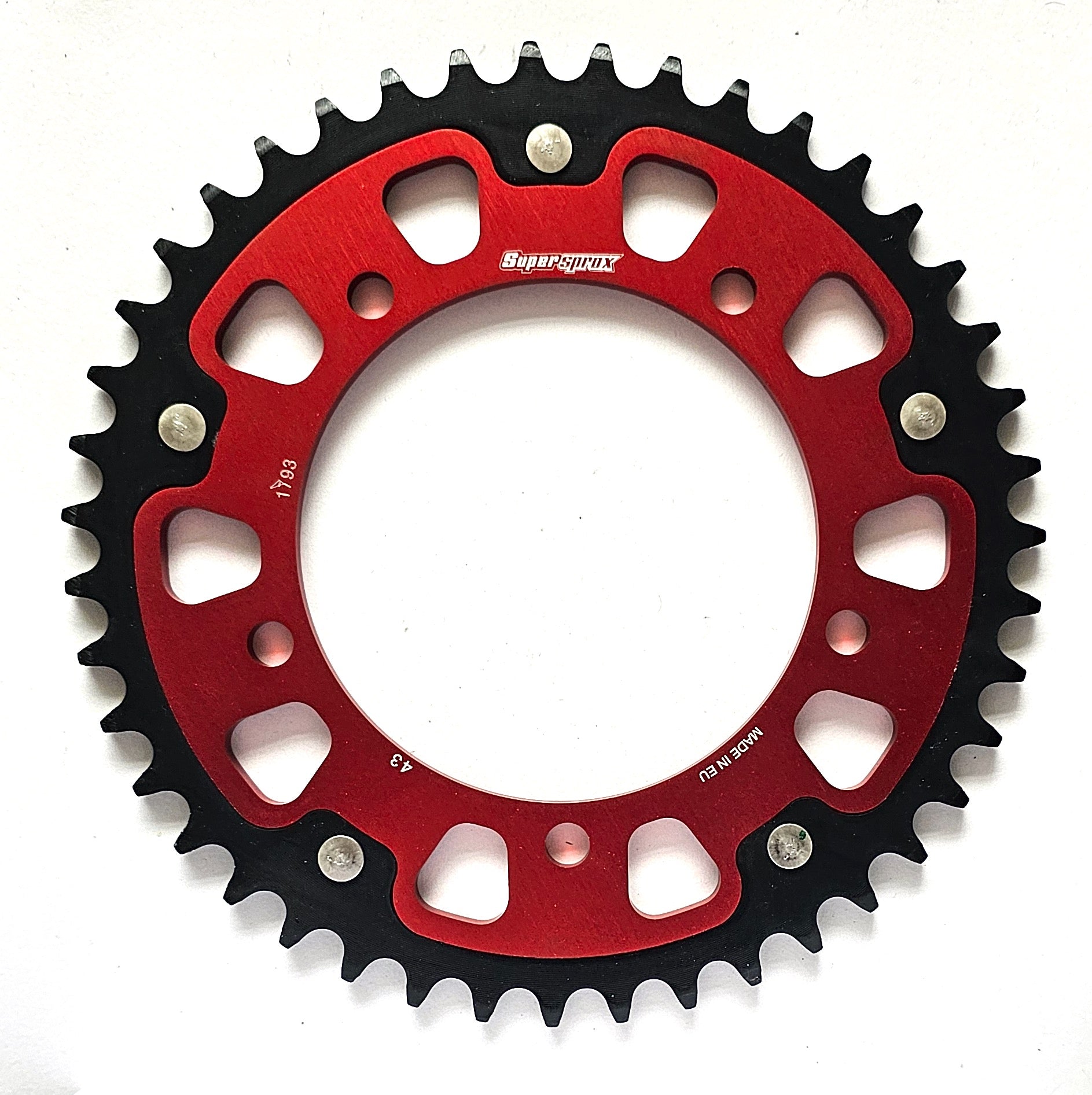 Buy red Supersprox Stealth Rear Sprocket RST-1793:45 - 520 Conversion