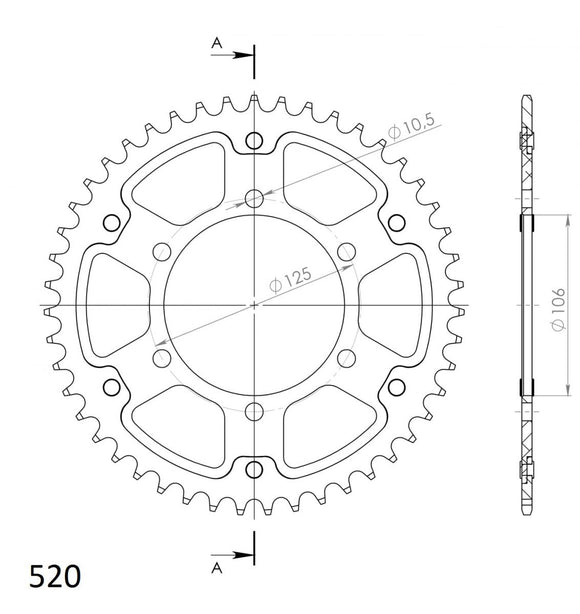 Supersprox Stealth Rear Sprocket 2013 - Choose your Gearing