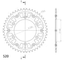 Supersprox Stealth 520 Pitch Rear Sprocket RST-210:48-2