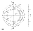 Supersprox Stealth Rear Sprocket RST-460:47-2