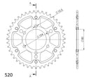 Supersprox Stealth Rear Sprocket RST-478:43-6
