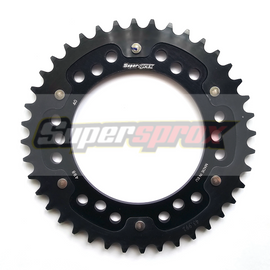 Buy black Supersprox Stealth 525 Pitch Rear Sprocket RST-498:40 - (525, 120mm Centre, 140mm PCD - Dymag Wheels)