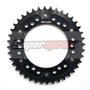 Buy black Supersprox Stealth 525 Pitch Rear Sprocket RST-498:40 - (525, 120mm Centre, 140mm PCD - Dymag Wheels)