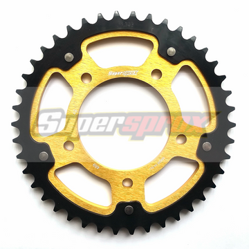 Supersprox Stealth 525 Pitch Rear Sprocket RST-498:42 - (525, 120mm Centre, 140mm PCD - Dymag Wheels)