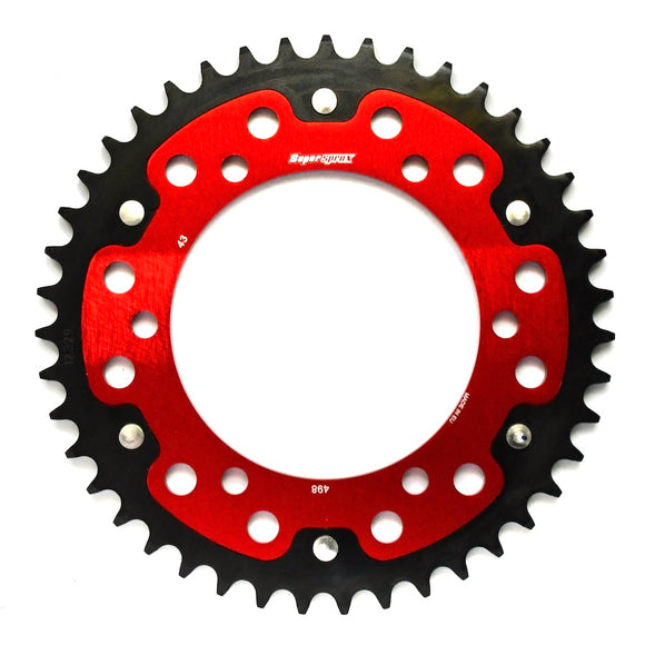 Supersprox Stealth 525 Pitch Rear Sprocket RST-498:43 - (525, 120mm Centre, 140mm PCD - Dymag Wheels)