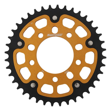 Buy gold Supersprox Stealth 520 Pitch Rear Sprocket RST-7091 - (520, 76mm Centre, 100mm PCD)