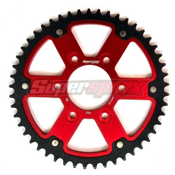 Buy red Supersprox Stealth Rear Sprocket RST-765:49