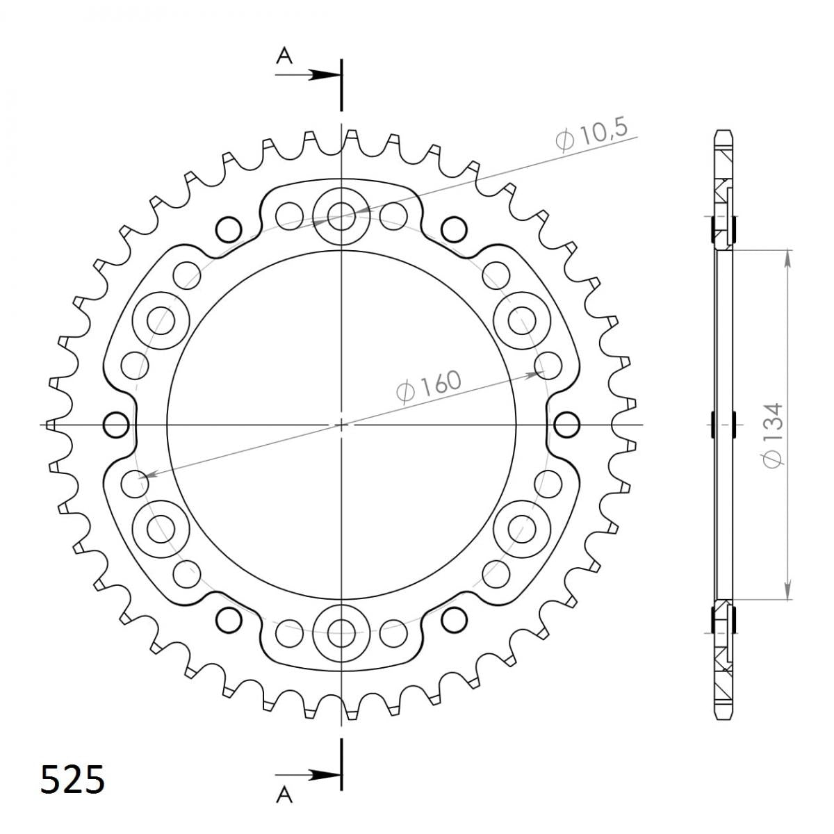Supersprox Stealth Rear Sprocket 1307 - Choose Your Gearing