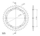 Supersprox Stealth Rear Sprocket RST-1346:44-4