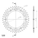 Supersprox Stealth Rear Sprocket RST-1308:41 - 520 Conversion-3