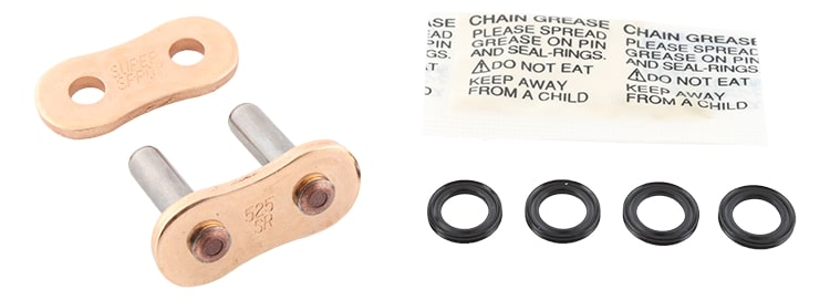 Supersprox 525 SR NX-Ring Chain - 112 Links - Recommended up to 1300cc