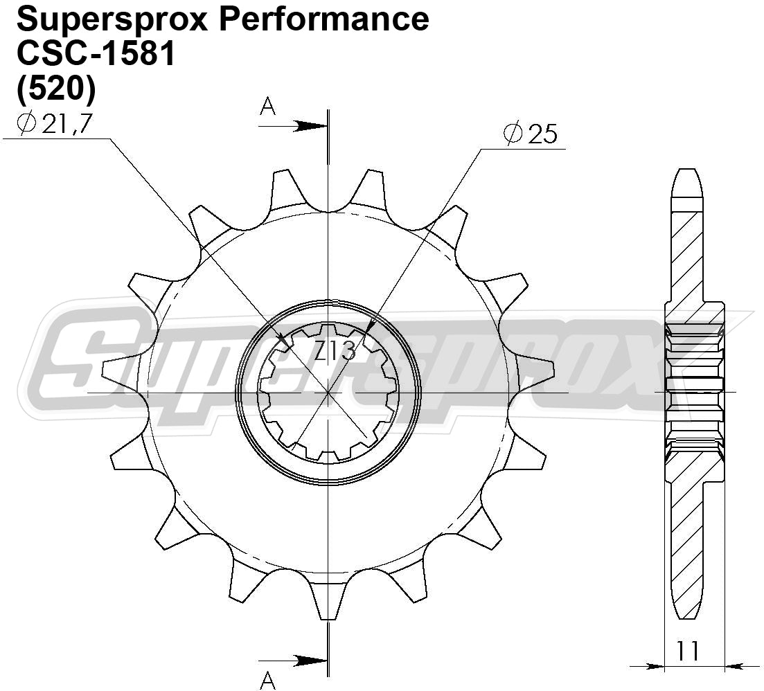 Supersprox Performance Line - Chain and Sprocket Kit - Voge 500DS Valico 2021>