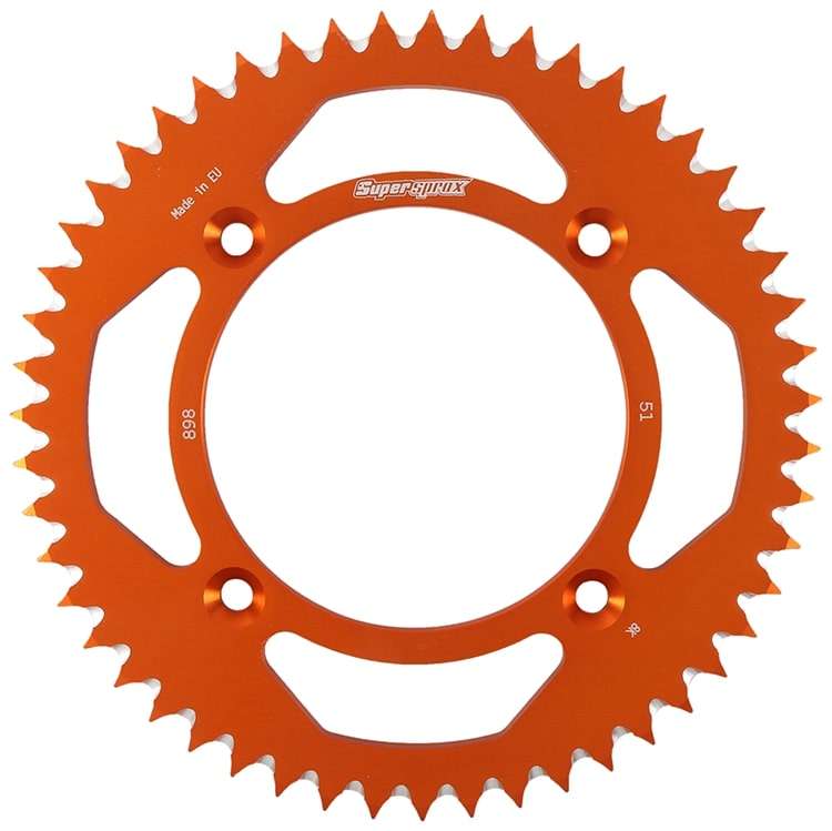 Supersprox Aluminium Rear Sprocket RAL-898:51-ORG
